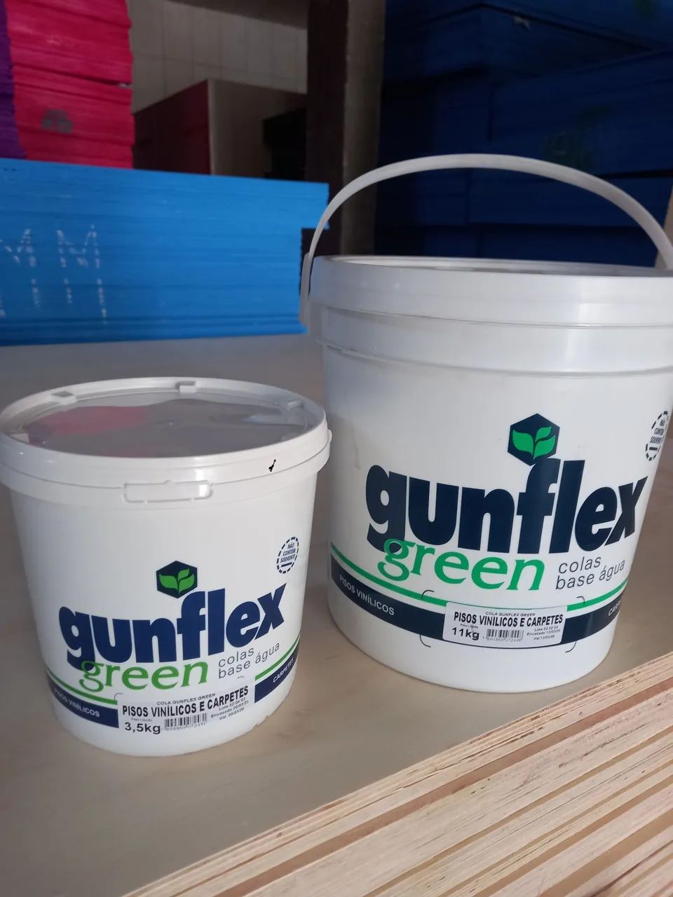 Cola para Piso Vinílico Gunflex Green - 3,5kg e 11kg
