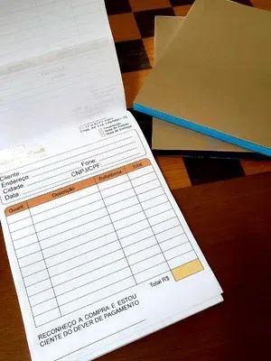 Talão de pedido  15x21 cm .  Personalizado 