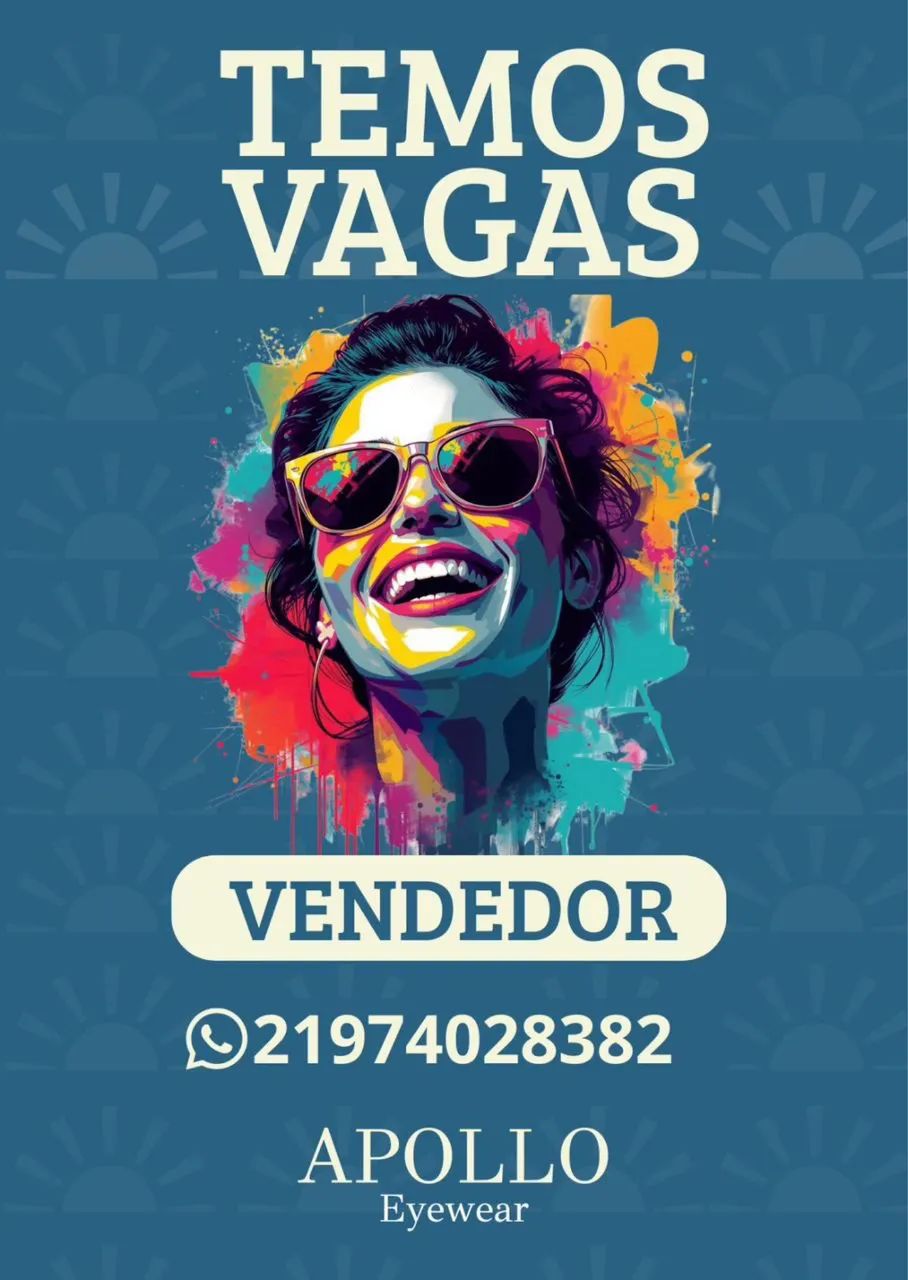 VAGA PARA VENDEDOR COM COMISSÃO AGRESSIVA