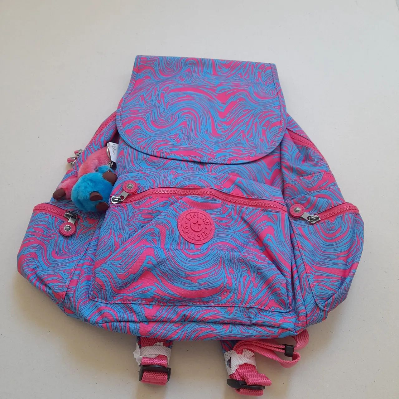Mochila Kipling Colorida com Design Único - Foto 3
