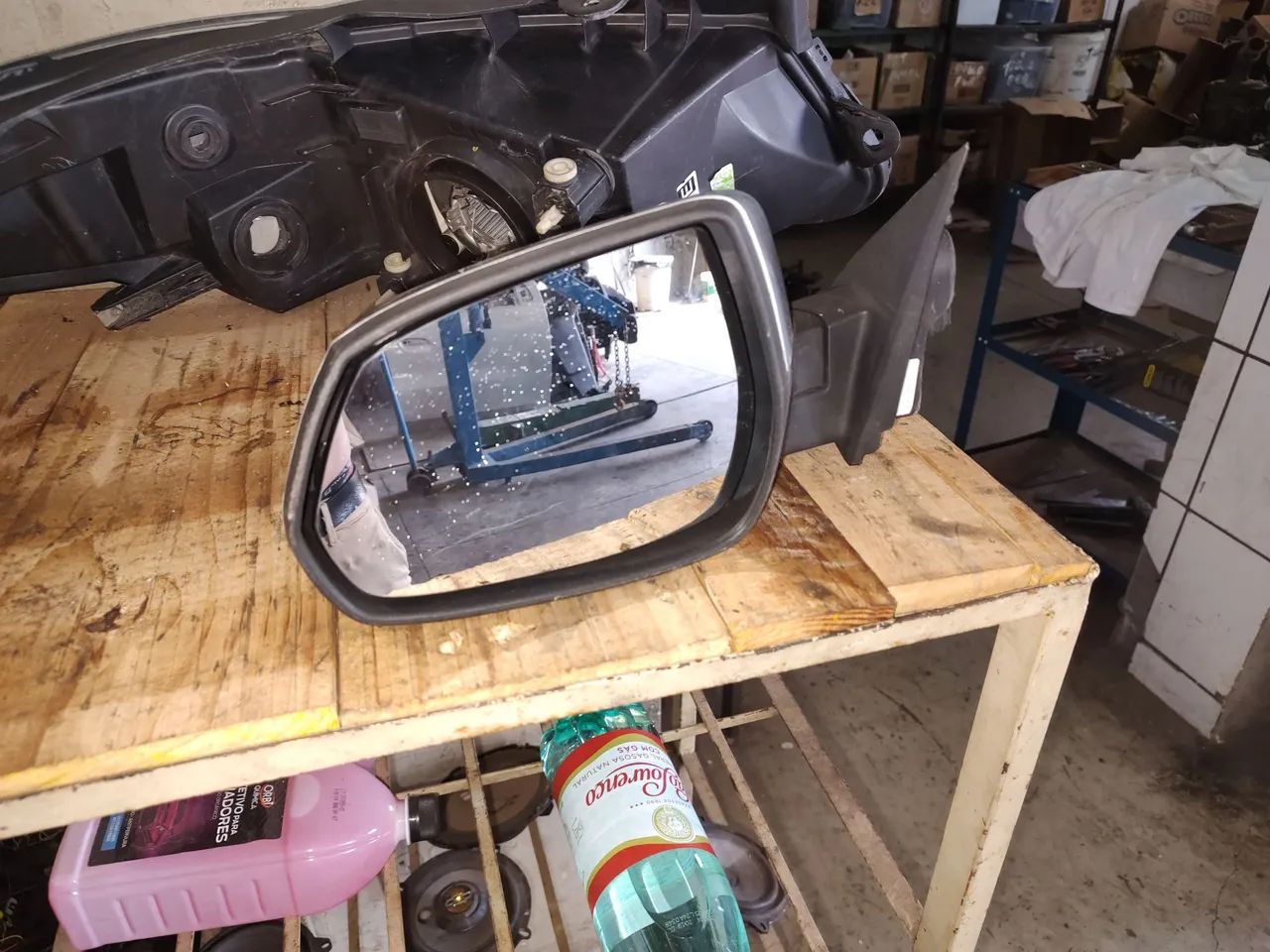 Retrovisor esquerdo Cobalt original