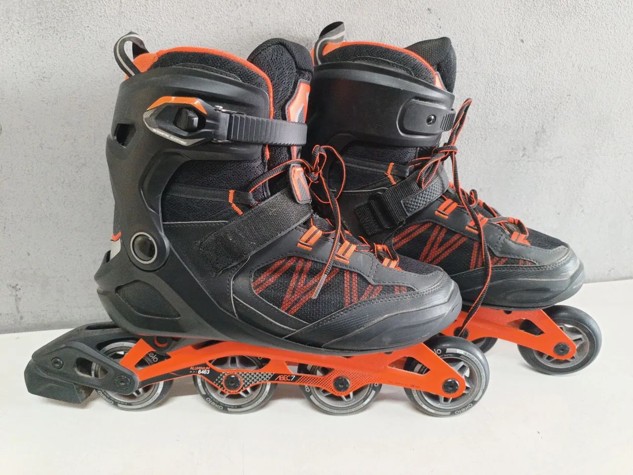 Patins Inline Oxelo tamanho 43 Higienizado  - Foto 3