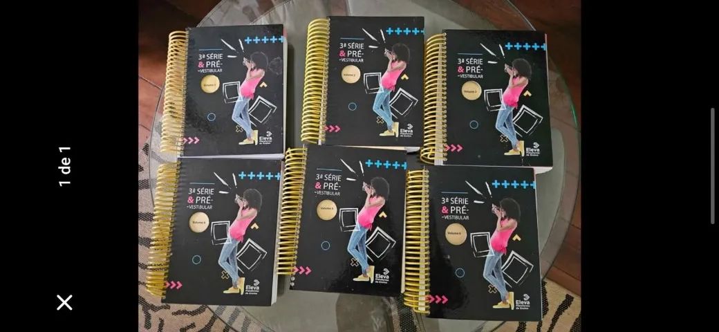 LIVROS ELEVA TODOS OS 6 VOLUMES - 3° SÉRE E PRÉ VESTIBULAR
