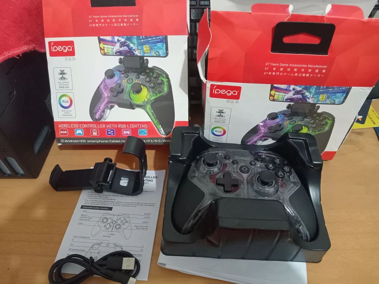 Controle Wireless Ipega para Celular, pc, Nintendo Switch novo