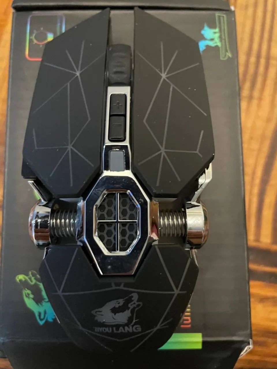 Ziyou Lang X13 Wireless Gaming Mouse Recarregável Rgb - Foto 5