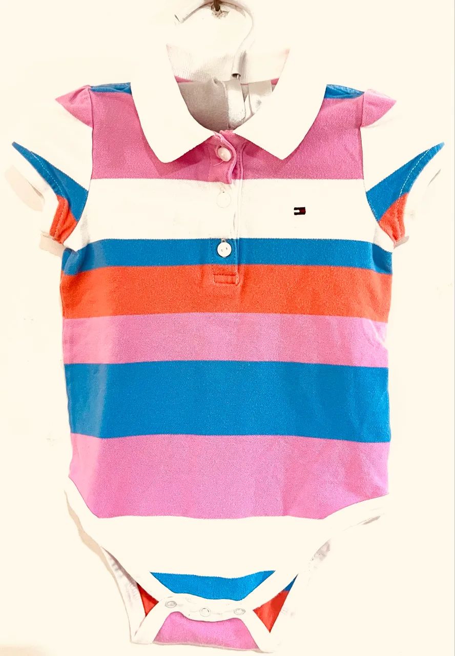 Body listrado Bebê tam 18 meses Tommy Hilfiger  - Foto 3