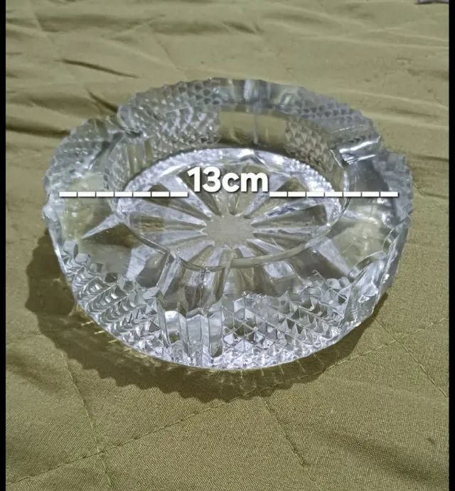 Cinzeiro em cristal retrô. Detalhes na descrição - Foto 2