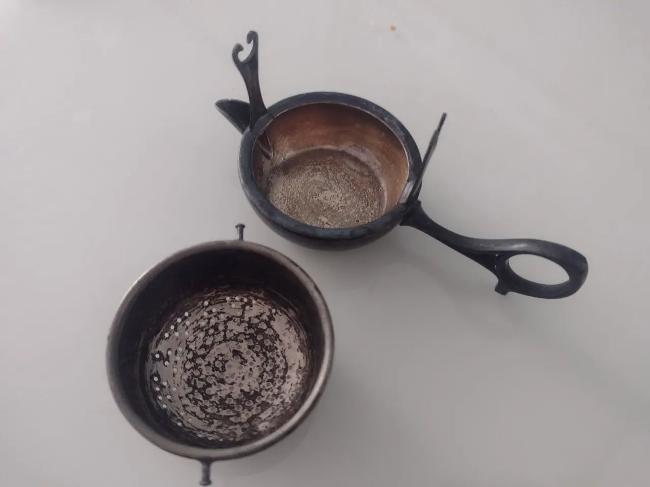 Antigo Filtro de Chá de Metal64306880812290122