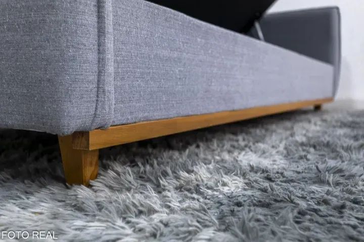 Sofá Cama Ipanema Báu 2,05m Linho Cinza. Pronta Entrega! - Foto 5