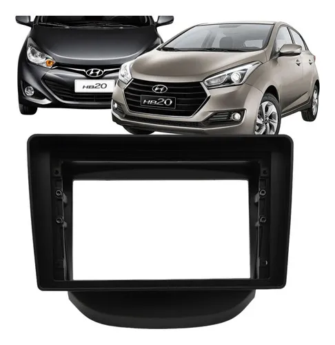 Moldura 9 Pol Hyundai Hb20 2012 à 2021
