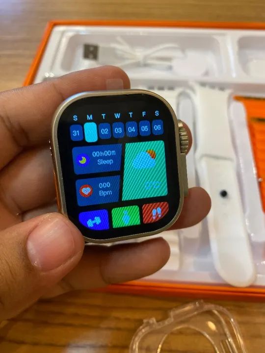 Promoção SmartWatch Ultra 2 Com 7 Pulseiras S100 7in1 49mm - Foto 2