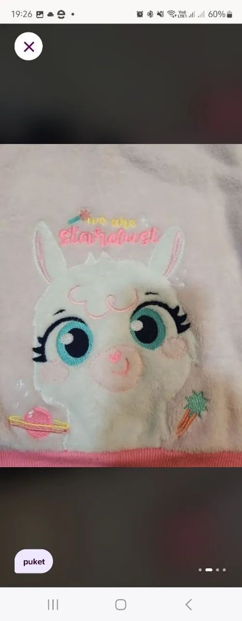 Conjunto de pijama infantil unicórnio - Foto 2