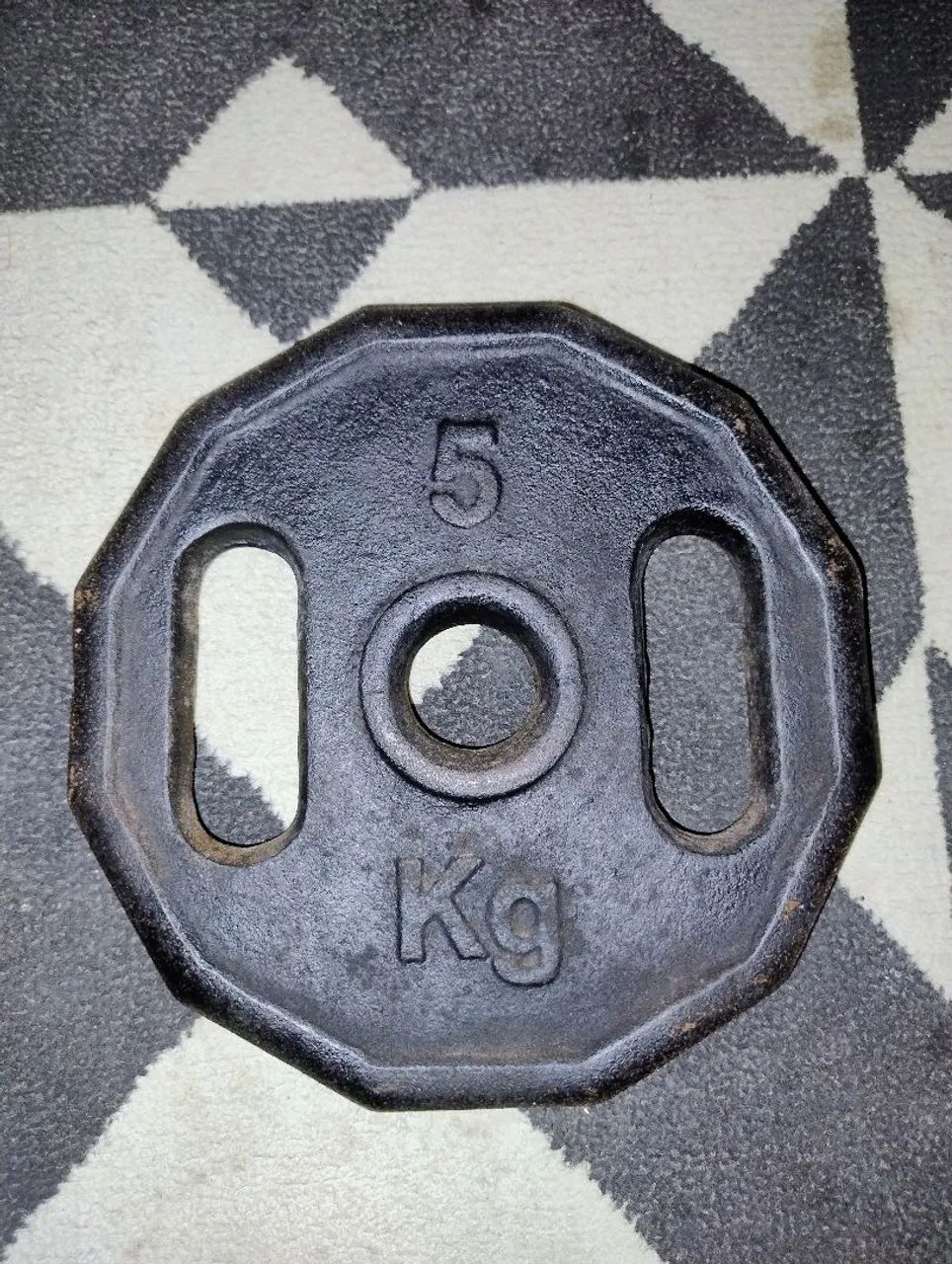 Kit de Musculação (halteres + anilhas) - Foto 4