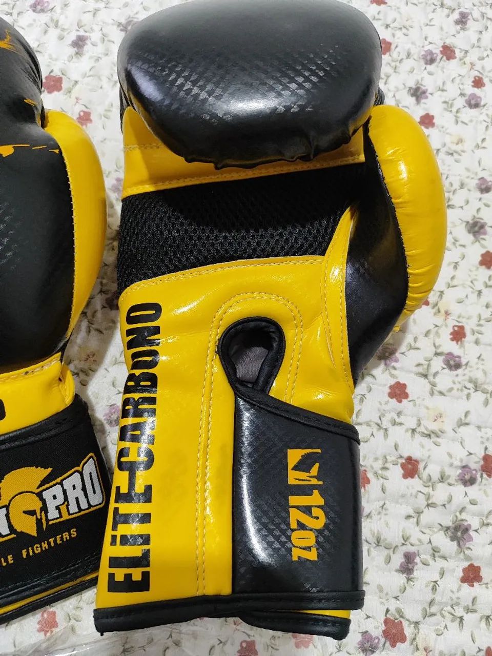 Luvas de Boxe Titan Pro Elite Carbono - Foto 2
