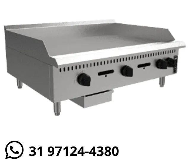Chapa de Lanches 90CM Linha Prime Venâncio