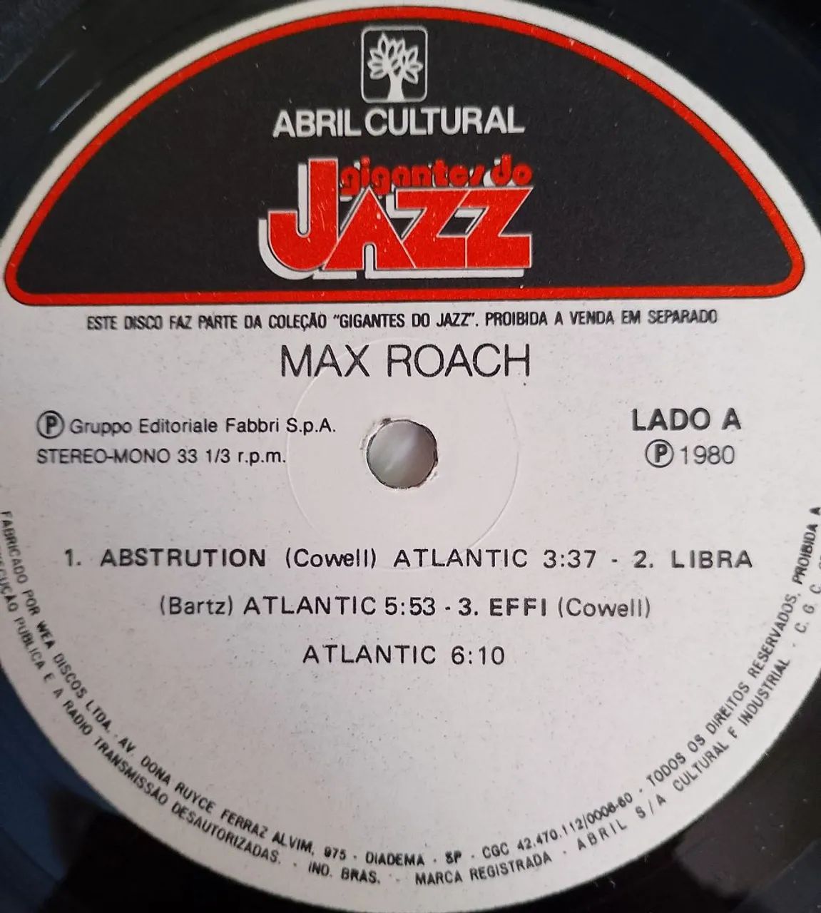 Max Roach Gigantes do Jazz LP vinil  - Foto 6