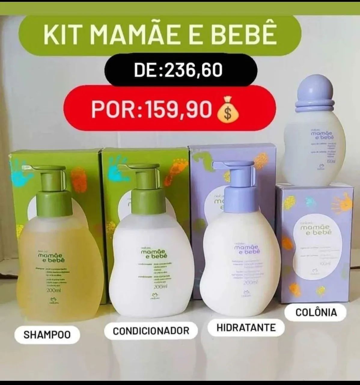 Kit Mamãe e Bebê Natura em promoção  - Foto 4