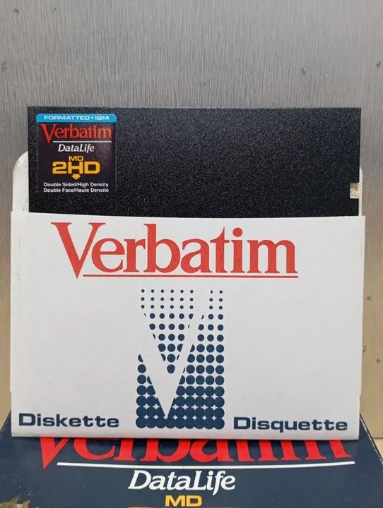 Disquetes Verbatim DataLife 2HD - 10 peças - Foto 2