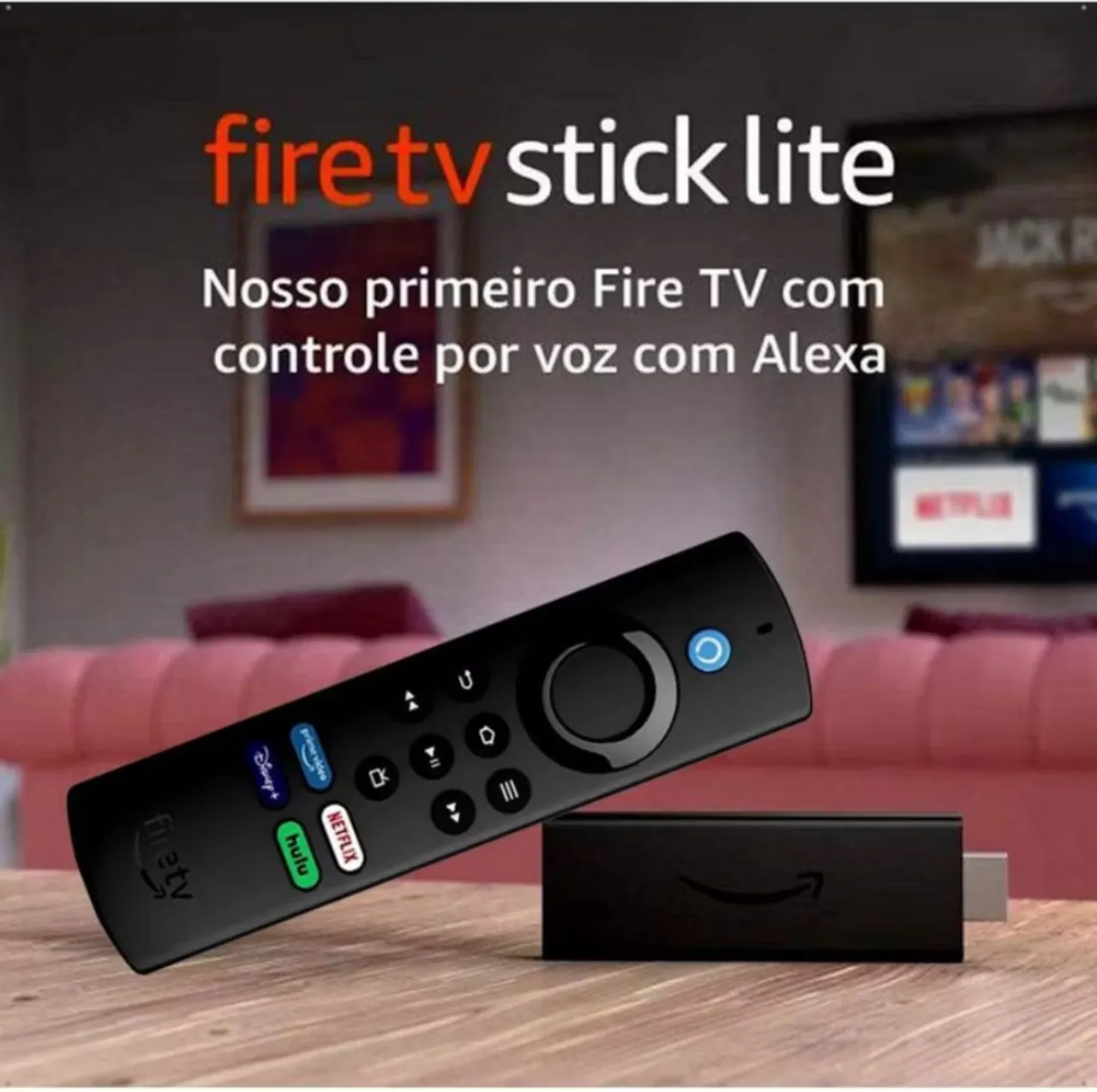 Amazon Fire tv stick Lite com Alexa 2 geração Full HD 1080p 8gb Original Amazon