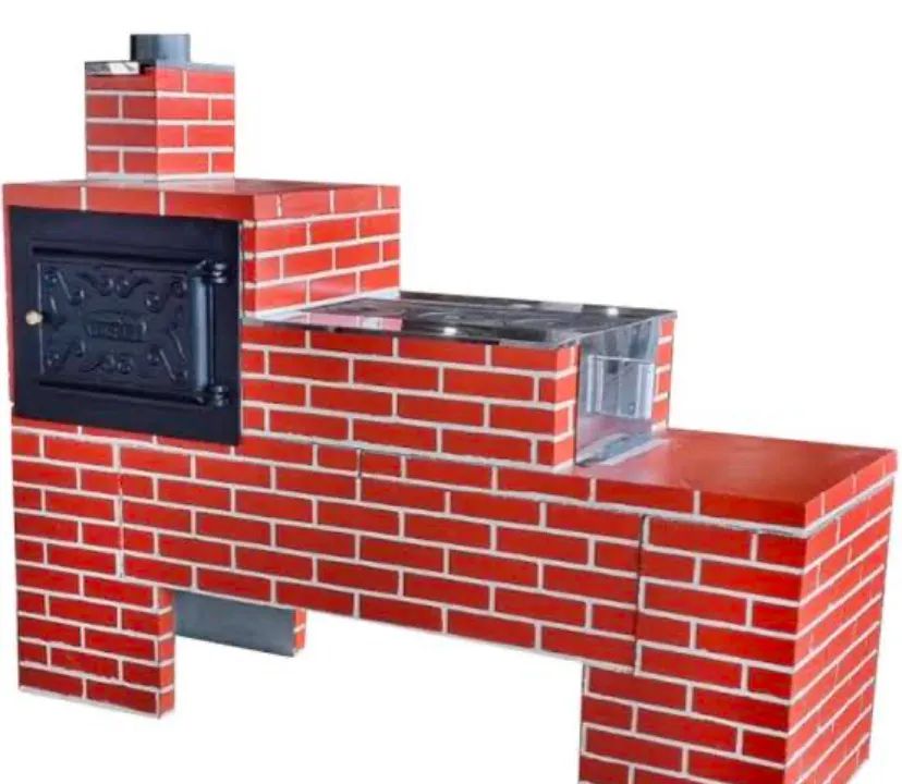 Fogão a lenha com forno