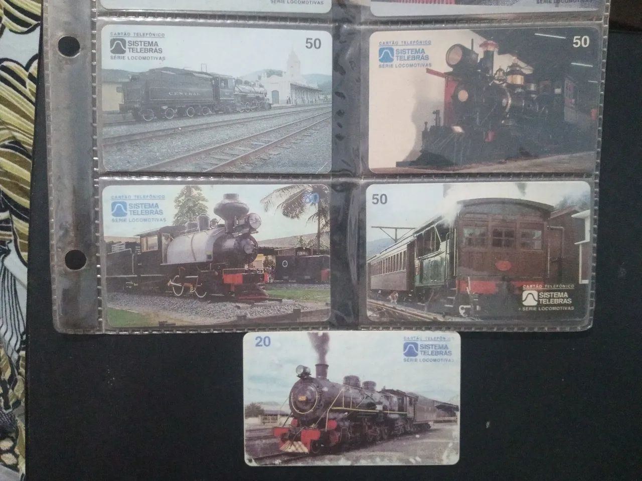 Cartões telefônicos antigos - Série Locomotivas - Foto 2