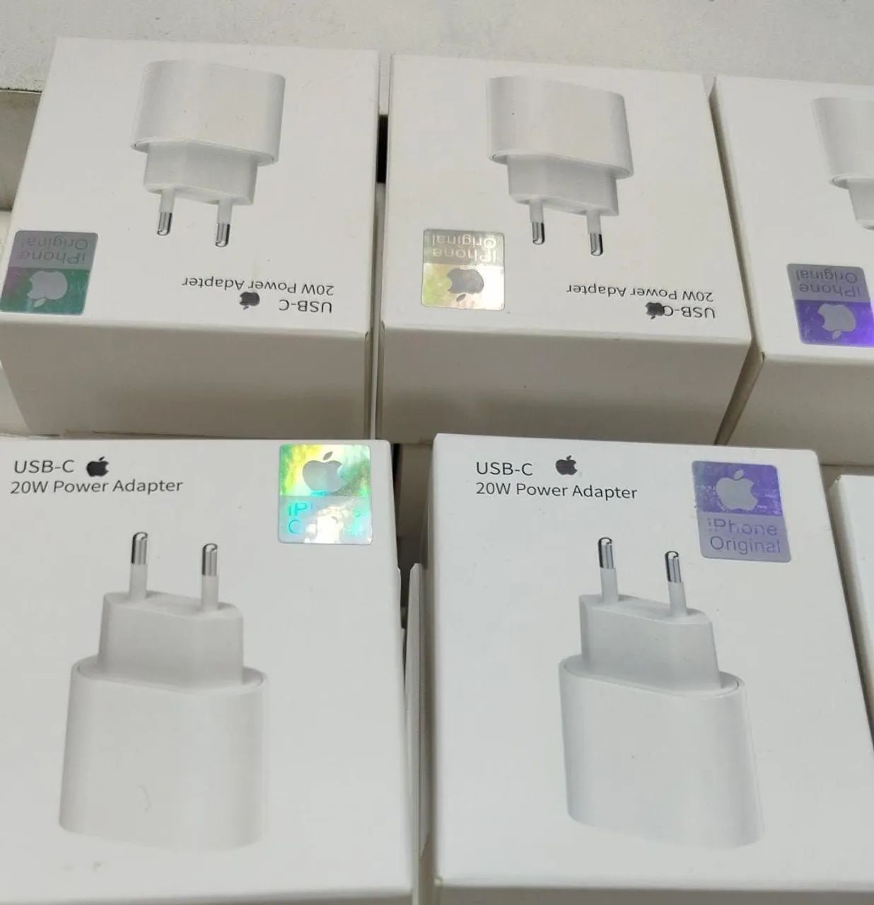 Carregador Apple 20W USB-C com Cabo Lightning - Original - Foto 3