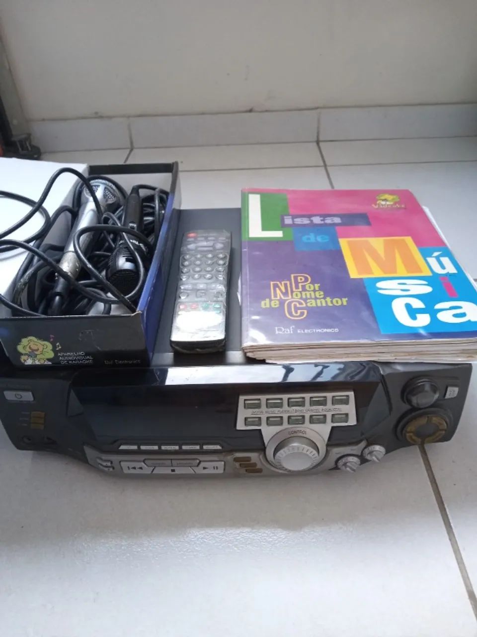 VÍDEOKE RAF ELETRONIC,TROCO