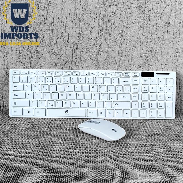 Kit Teclado Mouse Sem Fio Slim Wireless - Foto 2