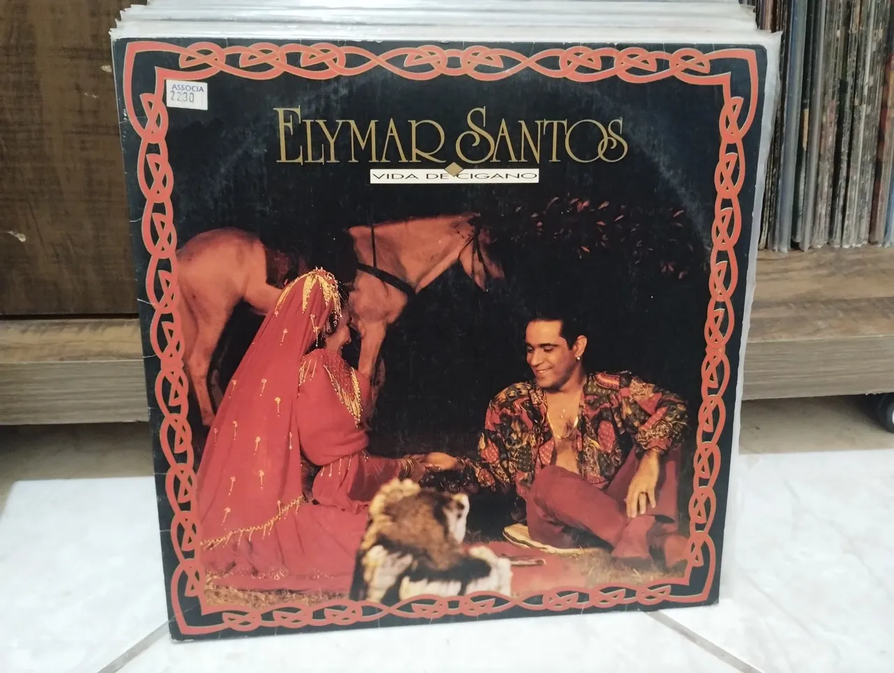 Disco de Vinil - ELYMAR SANTOS - Vida de Cigano