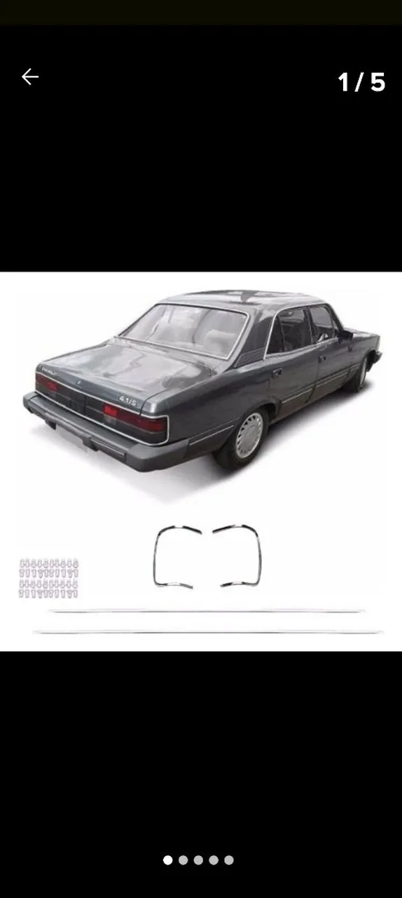 Frisos traseiro do opala 88 a 90