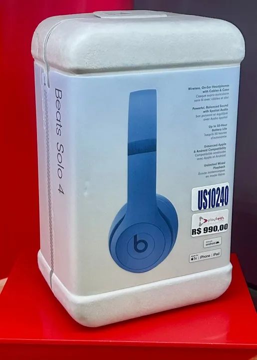 Beats Headphones Solo 4 - Slate Blue - Produto Novo, Lacrado com Garantia  - Foto 2