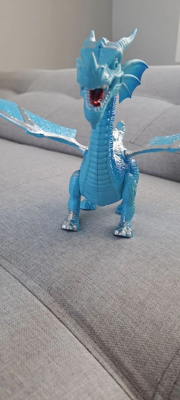 Dragão de brinquedo com som e articulado - Foto 3