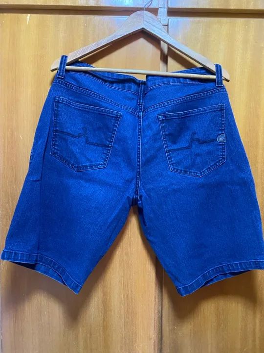 Bermuda Jeans Masculina Azul Aramis - Foto 2