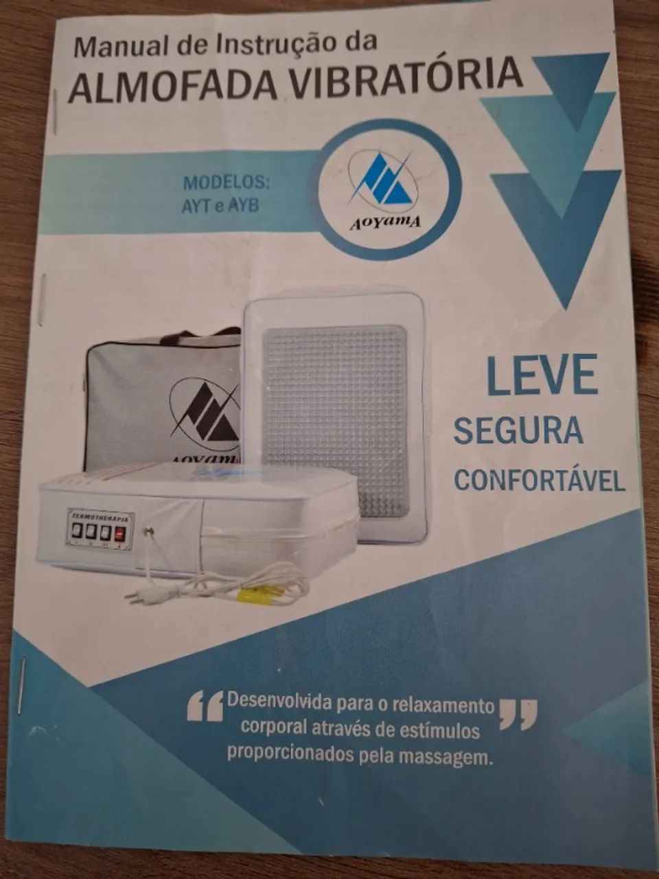 Almofada Vibratória, Veja fotos c alguns exemplos de Massagem, Sem Uso ,AOYAMA   - Foto 2