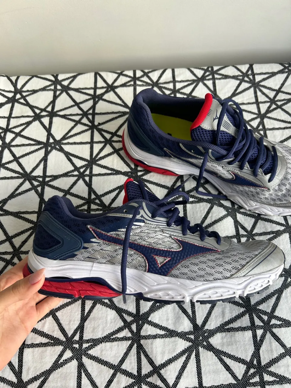 Tênis Mizuno Masculino - Azul e Cinza