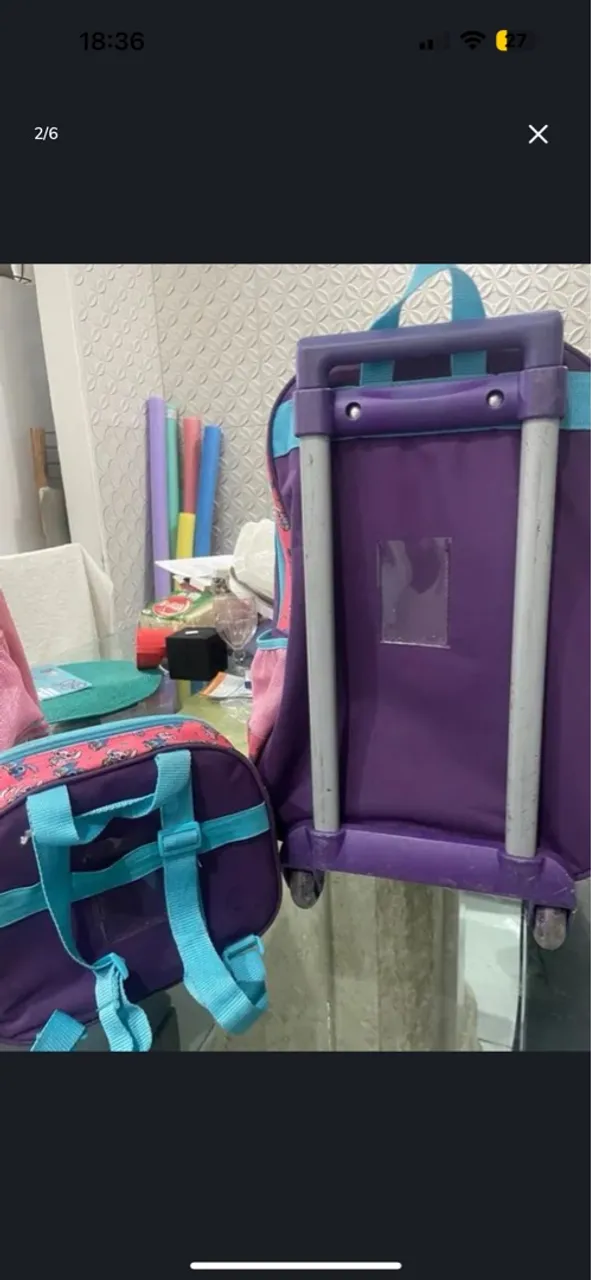 Mochila de rodinhas infantil
