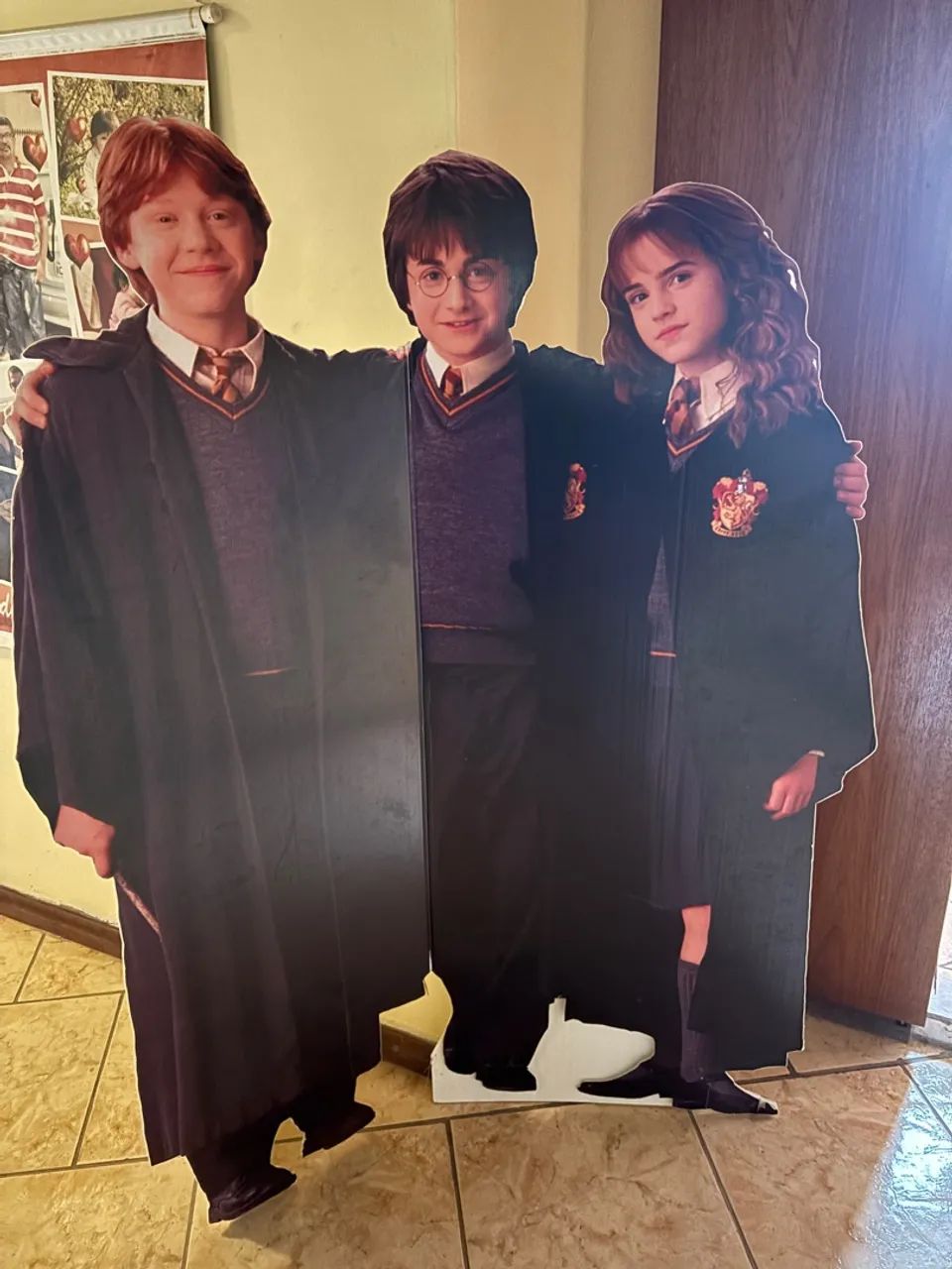 Recorte / display Harry Potter, Rony e Hermione - Foto 2