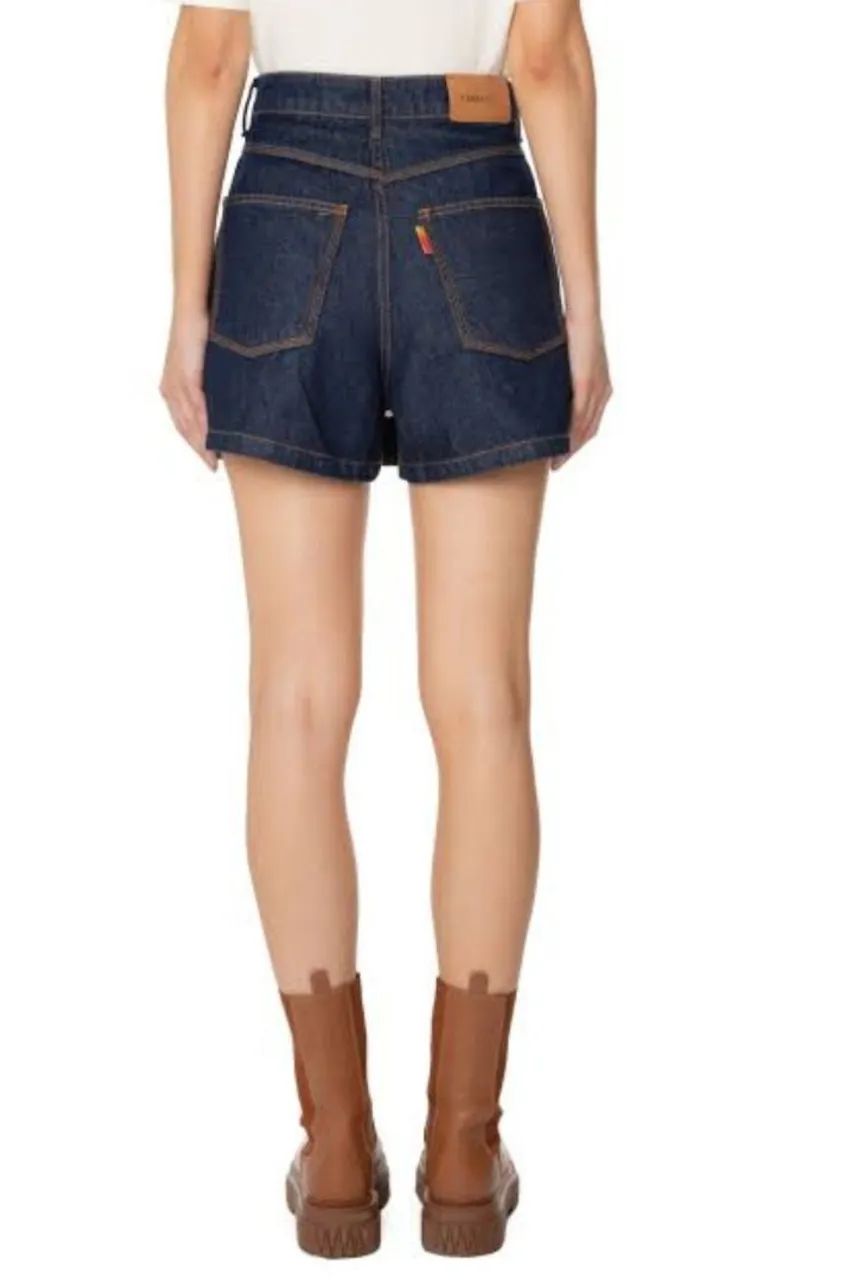 Short saia jeans farm, nunca usado. - Foto 2