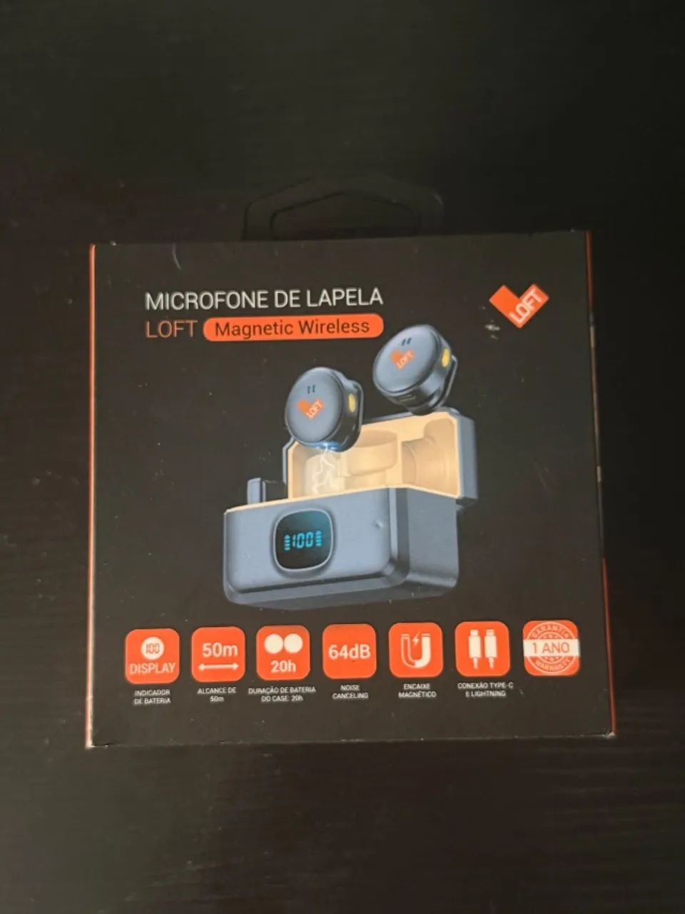 Microfone de lapela - Foto 3
