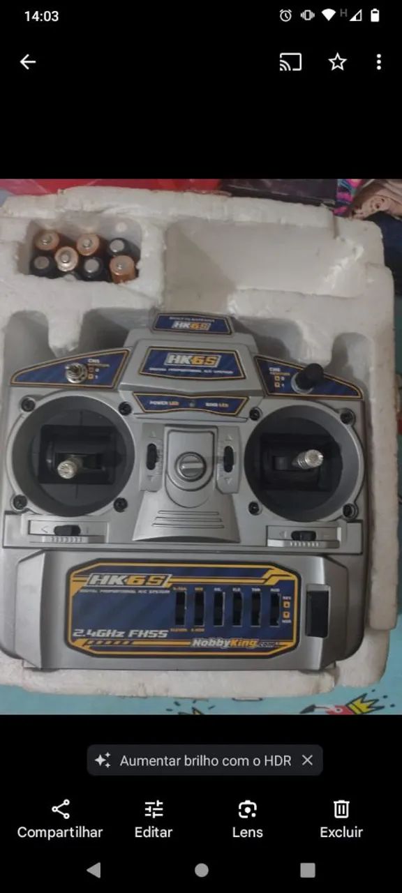 Avião controle aeromodelo  - Foto 2