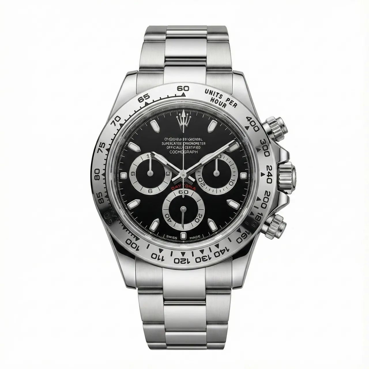 Rolex Daytona Panda 40mm Automático Premium AAA+ Aço