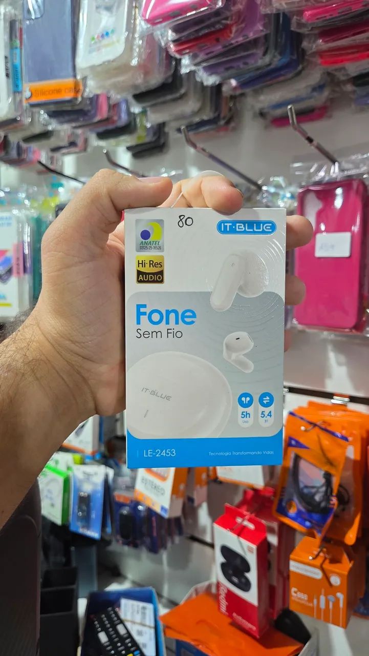 Fone Bluethooth It Blue Sem Borracha (SOMOS LOJA)