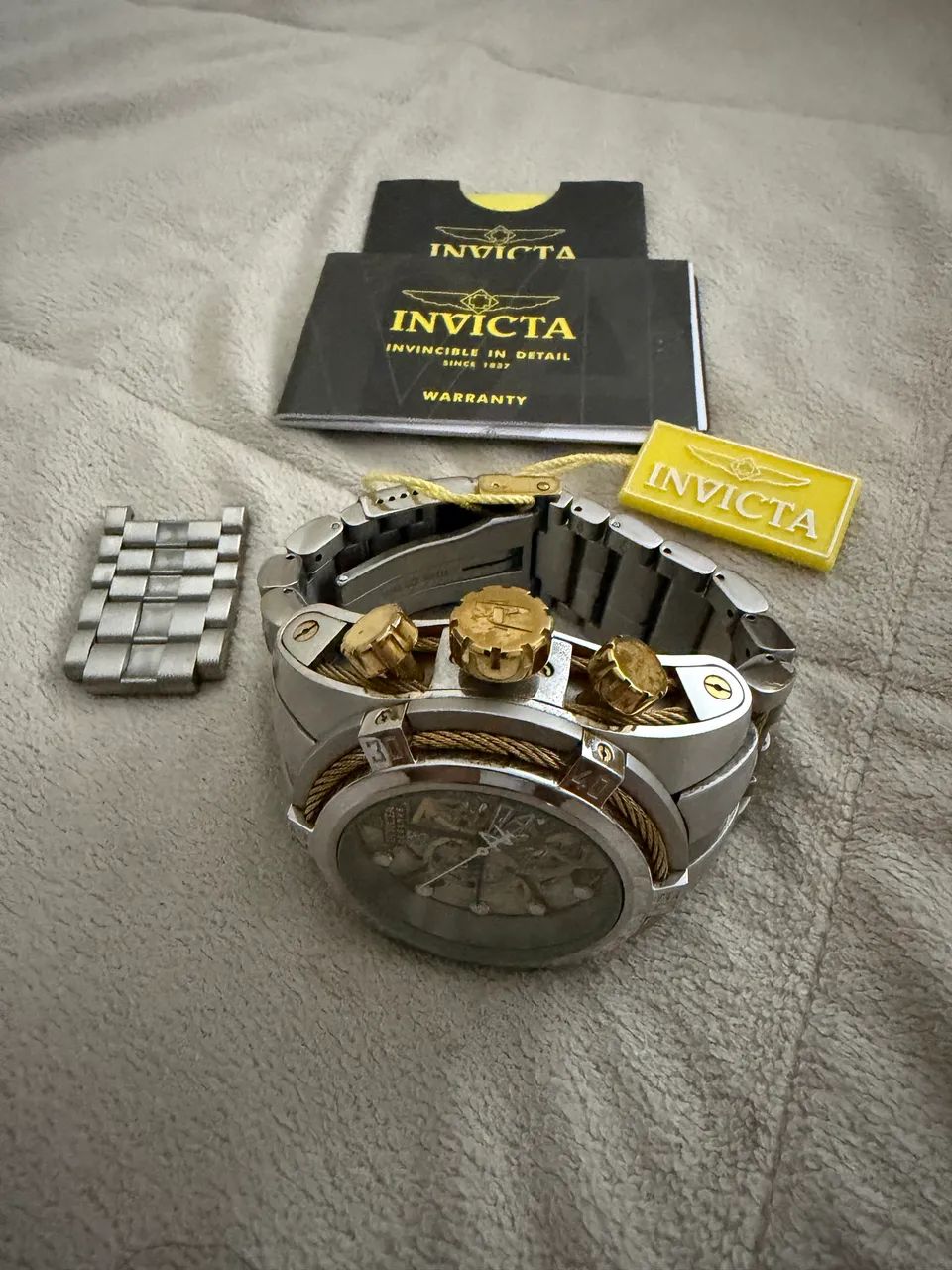 RELÓGIO INVICTA RESERVE BOLT ZEUS SKELETON - Foto 4
