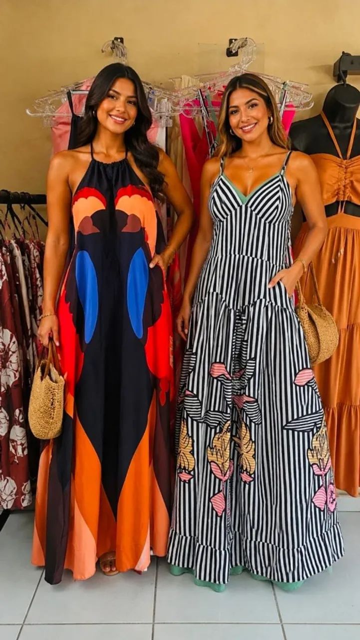 Vestidos longos de excelente qualidade  - Foto 2