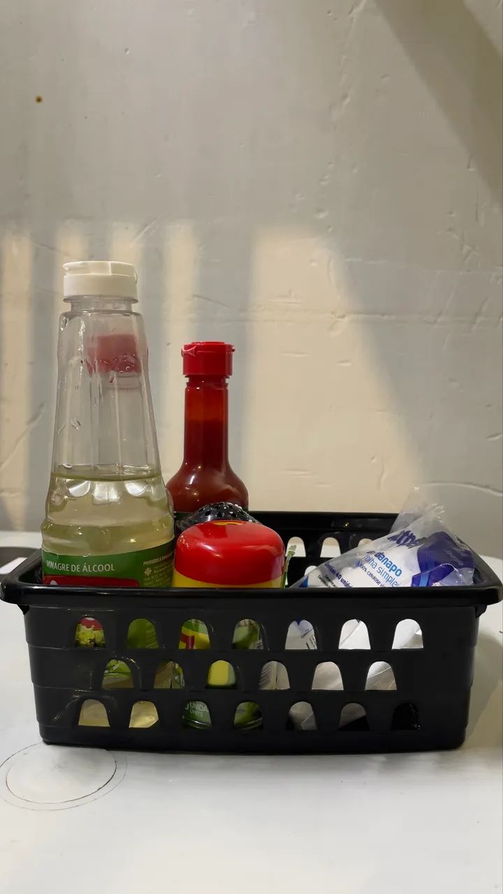 Cestinhas para comerciantes (Lanchonete, Barzinho, etc) cor preta 