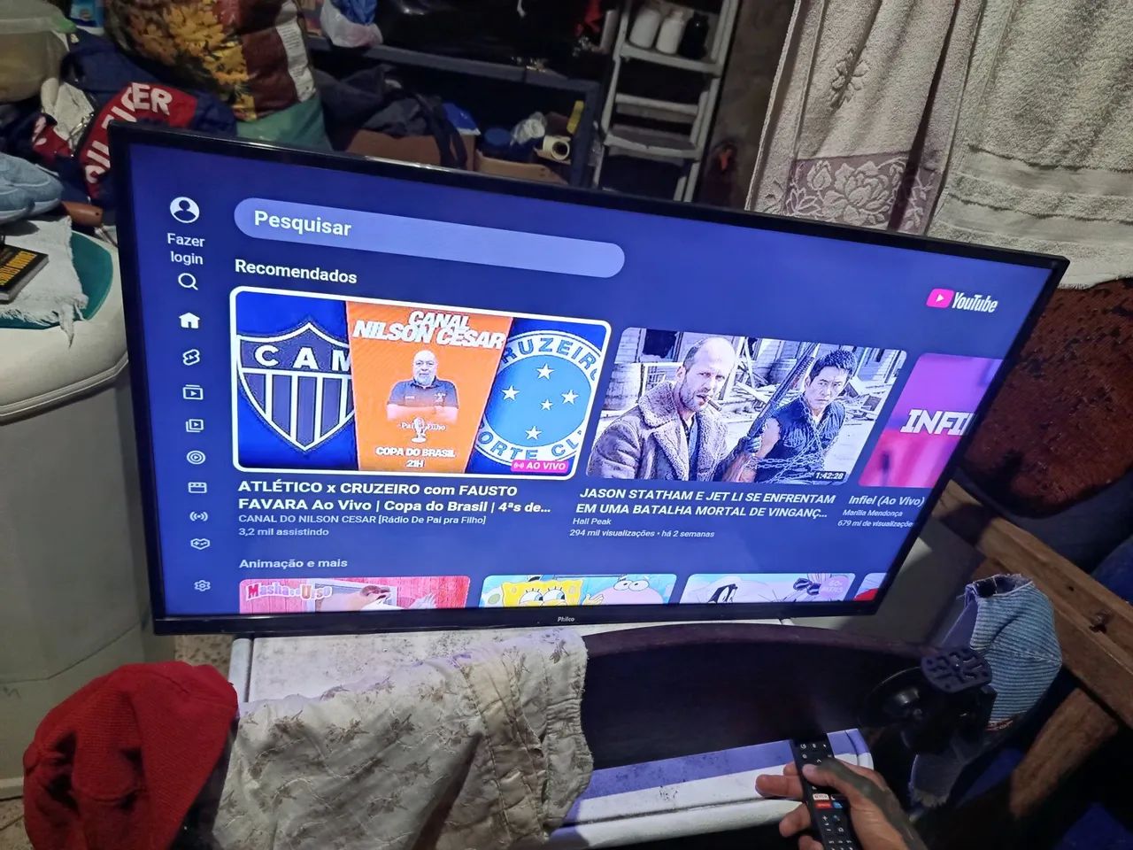 Tv smart 32 com aplicativos rede wi-fi sem fio.  - Foto 5