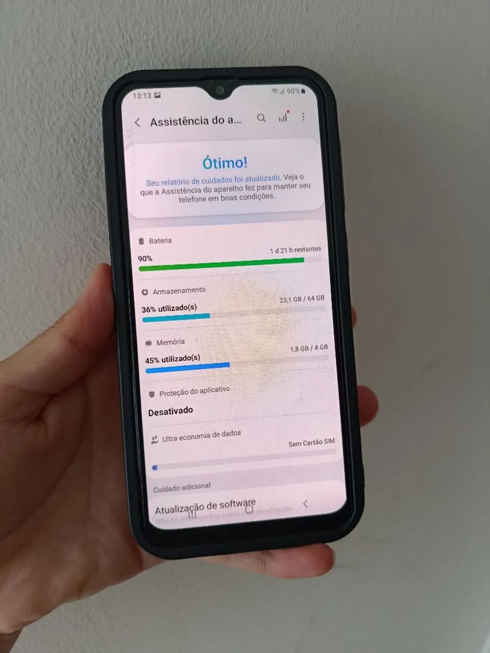 Celular Samsung a30s defeito na tela - Foto 5