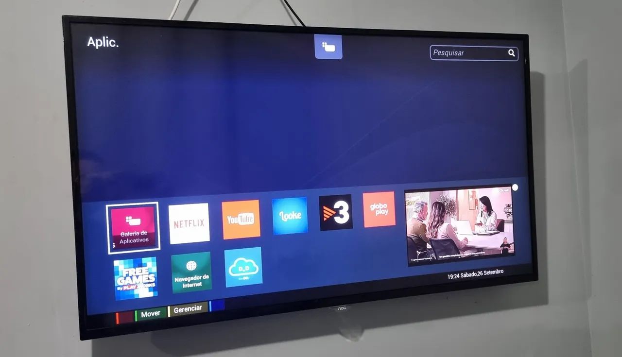 Tv smart led Aoc 43 Polegadas Full HD - Wifi - Netflix - Youtube - Globoplay - controle - Foto 5