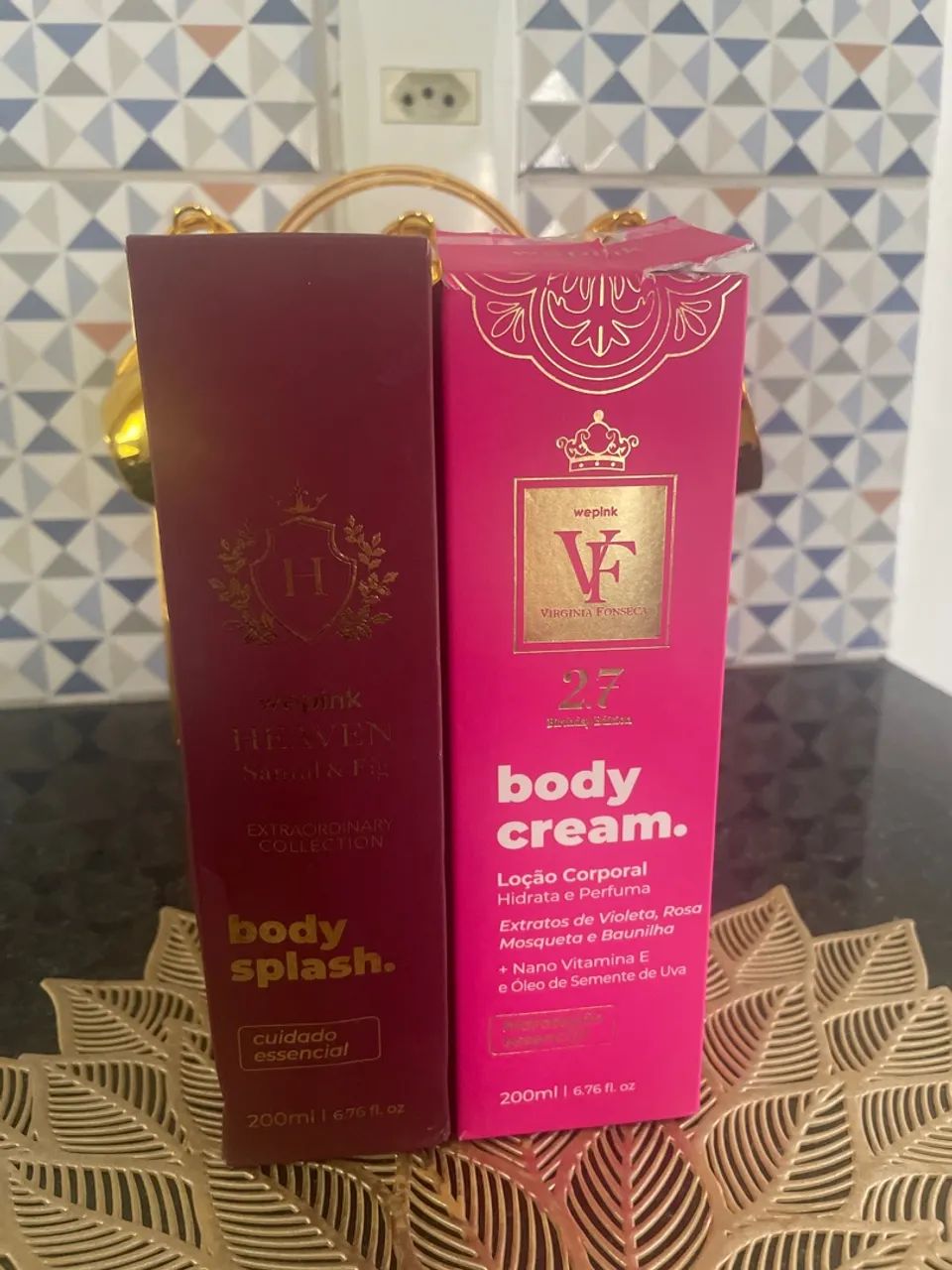 Body Splash e Body Cream Wepink