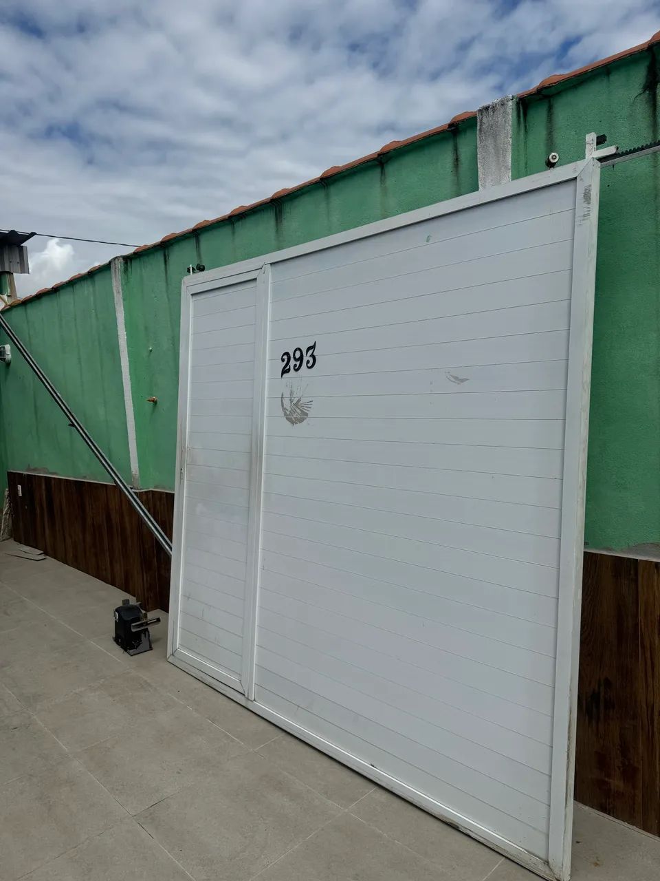 Portão automático de garagem completo 